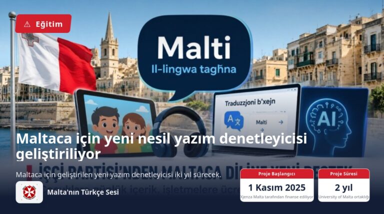 Maltaca için yeni nesil yazım denetleyicisi geliştiriliyor