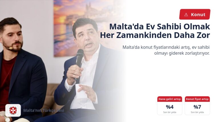 Malta’da Ev Sahibi Olmak Her Zamankinden Daha Zor