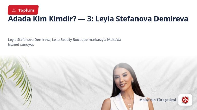 Adada Kim Kimdir? — 3: Leyla Stefanova Demireva