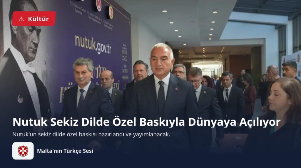 Nutuk Sekiz Dilde Özel Baskıyla Dünyaya Açılıyor