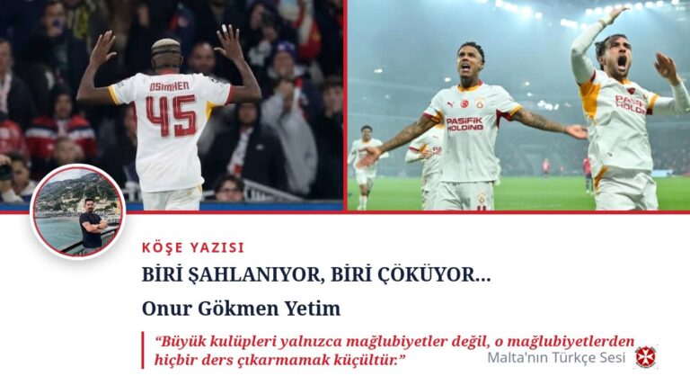 BİRİ ŞAHLANIYOR, BİRİ ÇÖKÜYOR…