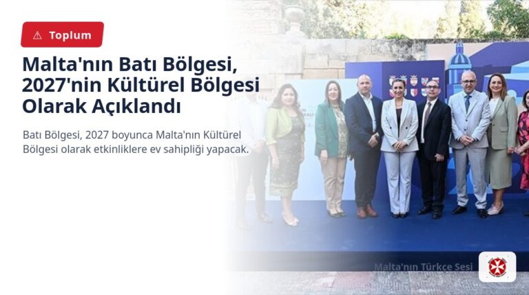 Malta’nın Batı Bölgesi, 2027’nin Kültürel Bölgesi Olarak Açıklandı