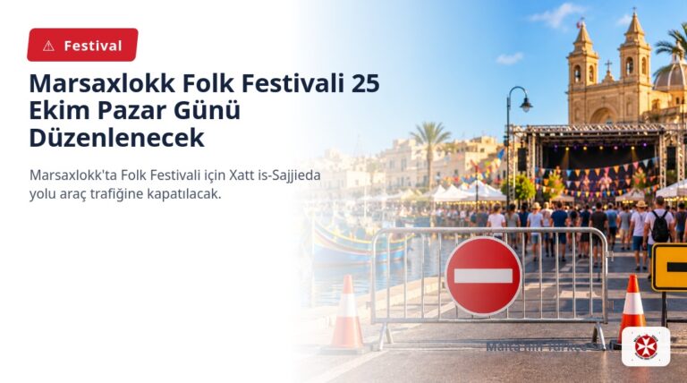 Marsaxlokk Folk Festivali 25 Ekim Pazar Günü Düzenlenecek
