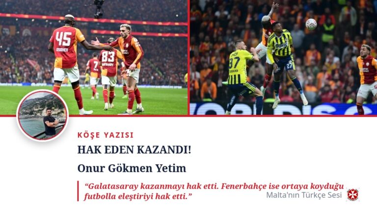 HAK EDEN KAZANDI!