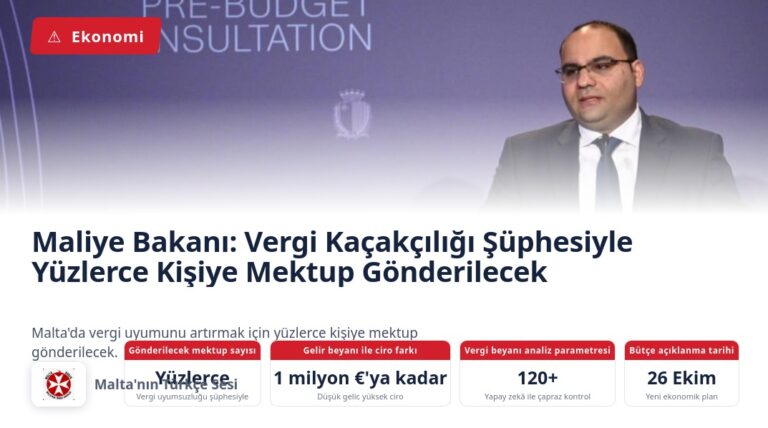 Maliye Bakanı: Vergi Kaçakçılığı Şüphesiyle Yüzlerce Kişiye Mektup Gönderilecek